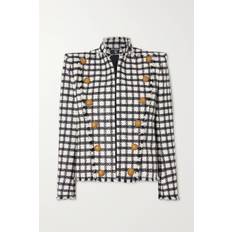 Balmain Tweed Blazers - Beige