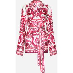 Silkeskjorte Dolce & Gabbana Silkeskjorte Dame Lyserød