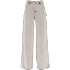 Corto Pantalones vaqueros Agolde Magda Denim Carpenter in Drab - Grey