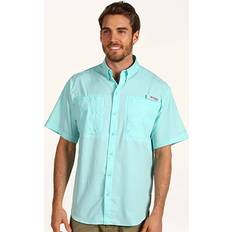 Men - Yellow Shirts Columbia Sportswear Tamiami II Shirt GULFSTREAM BLUE XX-Lg