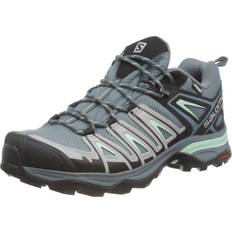 Salomon Hiking Shoes Salomon Women's X Ultra Pioneer Waterproof Hiking Shoes, Stormy Weather/Alloy/Yucca