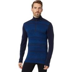 Smartwool Men's Classic Thermal Merino 1/4 Zip Deep Navy Color Shift