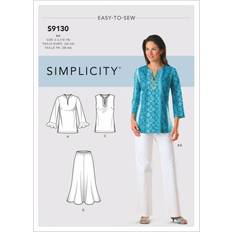 Yarn & Needlework Supplies Simplicity sewing pattern 9130 women bb 20w-22w-24w-26w-28w