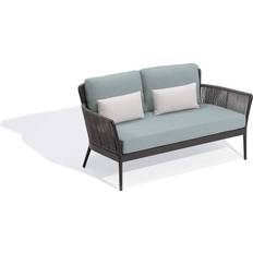 Outdoor Durable Sofas Oxford Garden Nette Loveseat Sofa 60.5" 2 Seater