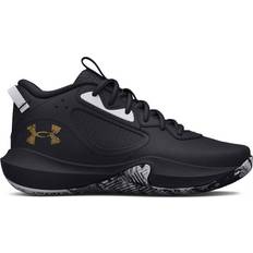 Foam Basketball Shoes Under Armour Lockdown 6 - Black/Metallic Gold