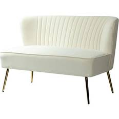 Blue velvet couch Tina's Home Velvet Loveseat Sofa 47" 2 Seater
