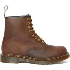 Lace Boots Dr. Martens 1460 Crazy Horse Leather Lace Up Boots - Brown