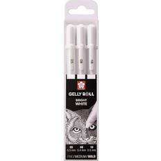  Gelly Roll Bright White Fine Medium Bold Set 3-pack