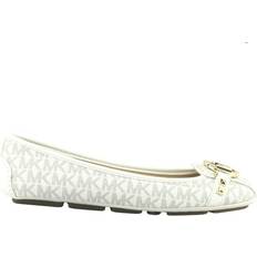 Slip-On Moccasins Michael Kors Fulton Studded Logo - Vanilla