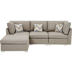 Sofa Set Sofas Lilola Home Amira Sofa 95.3" 3 Seater