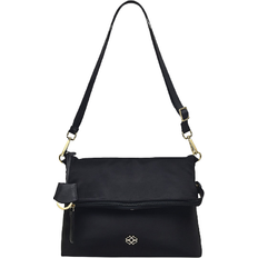 24/7 Small Flapover Cross Body Bag - Black