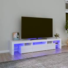 vidaXL LED-belysning TV-bänk