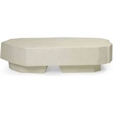 Concrete Coffee Tables Ferm Living Staffa Ivory Coffee Table 82.4x163.5cm