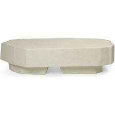 Glasfiber bord ferm LIVING Staffa Ivory Sofabord 82.4x163.5cm