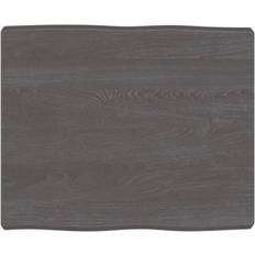 Grigio Piani vidaXL Tavolo Marrone Scuro 60 x 50 cm Piano