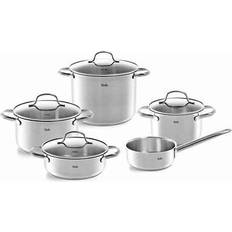 Fissler Set Fissler San Francisco Grytset 5 Delar Rostfritt Stål Set med lock