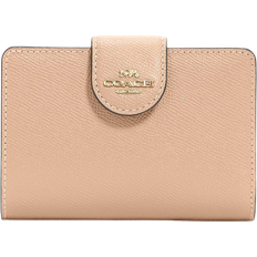 Coach Corner Zip Medium Wallet - Gold/Taupe