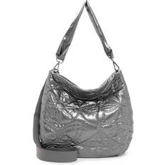 Suri Frey Schultertasche, Polyester, Reißverschluss, für Damen, grau