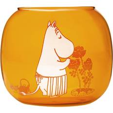 Mumin glas Muurla Mumin Muminmamma Amber Värmeljuslykta