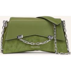 Karl Lagerfeld K/seven Suede Crossbody Bag, Woman, Olive, Size: One size