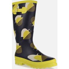 Yellow Wellingtons Regatta womens cosy high floral wellington wellies boots