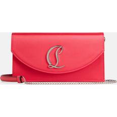 Tasker Christian Louboutin Small Logo Crepe Satin Clutch Venus 01