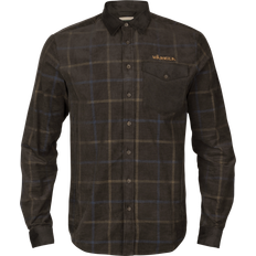 Härkila Kaldfjord Velvet Checked Shirt - Shadow Brown