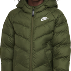 Nike Kid's Sportswear Synthetic Fill Hood Parka - Green/White