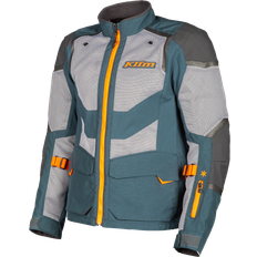 Klim Baja S4, Textiljacke Petrol/Grau/Orange