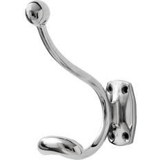 Silver Coat Hooks Hill Interiors Single Chrome Hanger Coat Hook