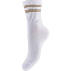 Pieces Strømper Pieces dame strømper PCCALLY Bright White TREKKING GREEN