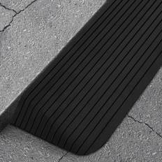Tröskelramp 2 st 110x41x5 cm gummi