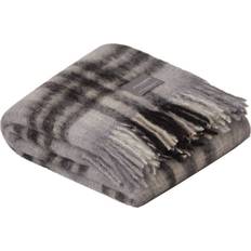 Stackelbergs Mohair Check Blankets Black (170x130cm)