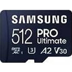 512 GB Schede di Memoria & Chiavette USB Samsung PRO Ultimate microSDXC UHS-I U3 V30 A2 200/130MB/s 512GB