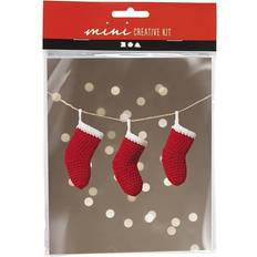 Garne & Handarbeitsbedarf Creativ Company Bastelkit Häkeln Weihnachtsstrumpf