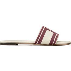 Tory Burch Double T Jacquard - Ash White/Vino