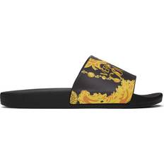 Golden Slides Versace Jeans Couture Couture Signature - Black/Gold