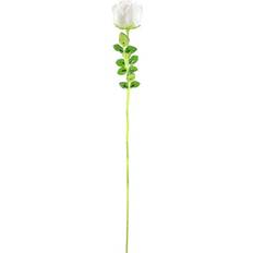 Blanc Plantes Artificielles Europalms Crystal Rose Blanc Fleur 81 cm 12 x Plante Artificielle