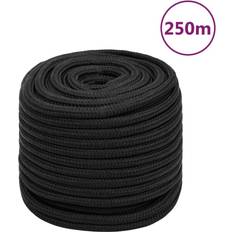 Bootsabdeckung vidaXL black, 16 mm/ 250 m Marine Rope Dock Coil Boat Line Polypropylene Rope Multi Sizes Multi Colours