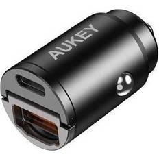 Aukey Ladegerät Batterien & Akkus Aukey Car Charger Enduro, Auto Adapter, Schwarz