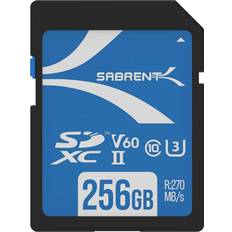 Sabrent Rocket SDXC Class 10 UHS-II U3 V60 270/170MB/s 256GB