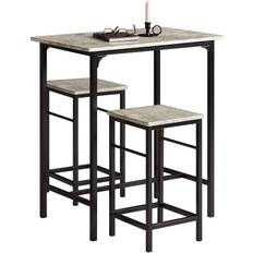 Metal Bordgrupper SoBuy Kitchen Breakfast Bordgruppe 50x80cm 2stk