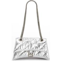 Tasker Balenciaga Crush Small Quiltet Taske - Grå