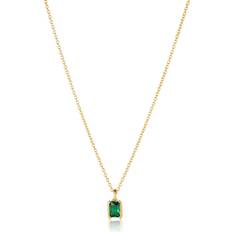 Sif Jakobs Roccanova Piccolo Necklace - Gold/Green