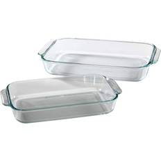 Pyrex Baking Tins Pyrex 1107101 Clear Oblong Plus Baking Tin