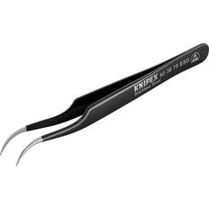 Pincetter på tilbud Knipex 92 38 75 ESD Præcisionspincet Seglspids, bøjet 45° 120 mm