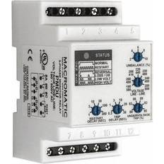 Power Consumption Meters MACROMATIC PMD575 3 Phase Monitor Relay,DPDT,600VAC,0 Pin