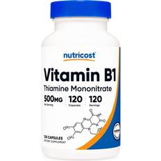 Vitamins & Supplements Nutricost Vitamin B1 Thiamine 500mg, 120