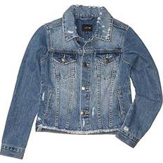 Outerwear Joe's Jeans Girls' Distressed Denim Jacket Little Kid Cali Blue