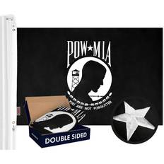 Beige Flags & Accessories G128 POW MIA Flag 3x5 Double Double